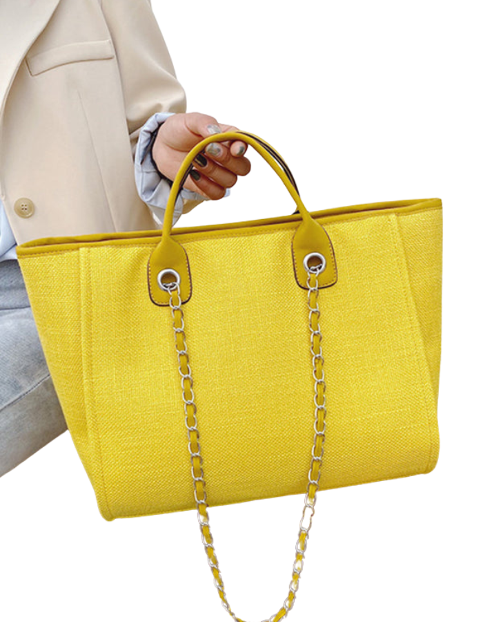 SHOPIQAT Bucket Women's Large Capacity Portable Single Shoulder Diagonal Chain Tote Bag - Premium from shopiqat - Just $11.250! Shop now at shopiqat