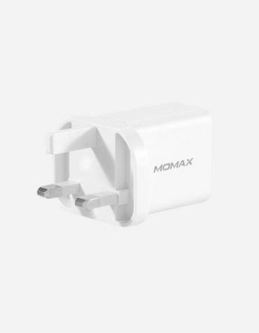 Momax 20W 2 Port USB Fast Charger - White