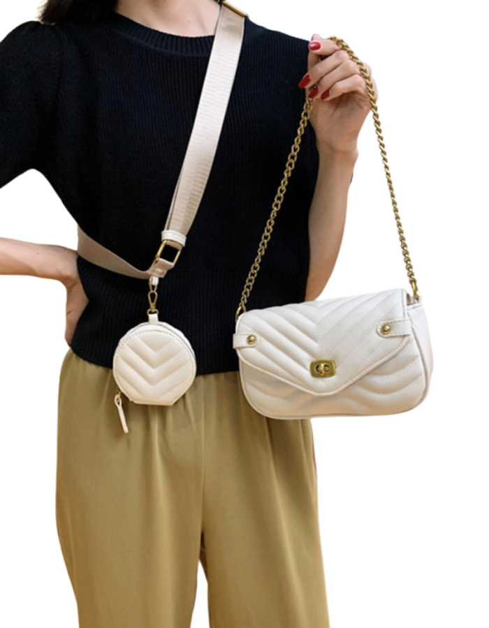 SHOPIQAT Shoulder High Sense Chain Messenger Small Bag - Premium from shopiqat - Just $9.900! Shop now at shopiqat