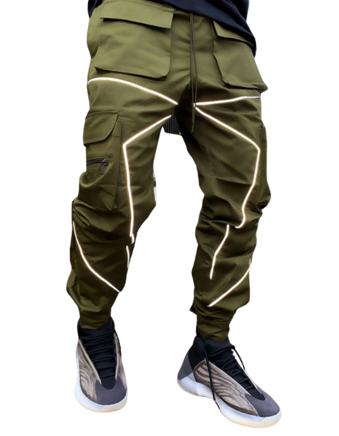 SHOPIQAT Men's Trendy Loose Straight Multi-Pocket Cargo Pants - Premium from shopiqat - Just $10.500! Shop now at shopiqat