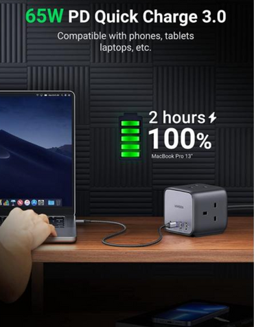Ugreen 65W Power Strip DigiNest Cube GaN Extension