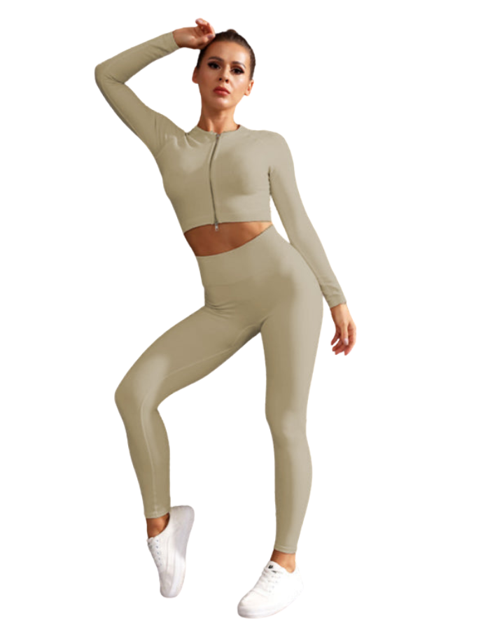 SHOPIQAT New Multi-Colour Fitness Long-Sleeved Yoga Zipper Jacket - Premium from shopiqat - Just $8.600! Shop now at shopiqat
