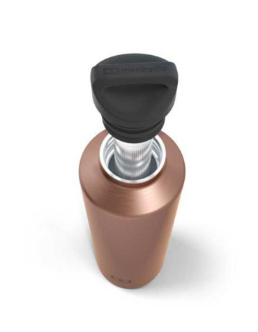 Monbento - MB Steel Metallic Cuivre Water Bottle - Stainless Steel - 0.500 L
