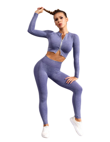SHOPIQAT New Multi-Colour Fitness Long-Sleeved Yoga Zipper Jacket - Premium from shopiqat - Just $8.600! Shop now at shopiqat
