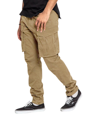 SHOPIQAT Men's Solid Colour Multi-Pocket Casual Cargo Pants - Premium from shopiqat - Just $10.500! Shop now at shopiqat