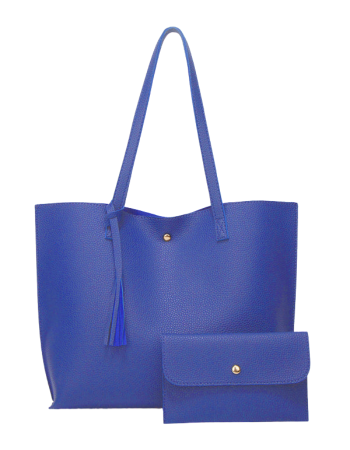 SHOPIQAT Tassel Zip Large Capacity Shoulder Tote Bag - Premium from shopiqat - Just $7.950! Shop now at shopiqat