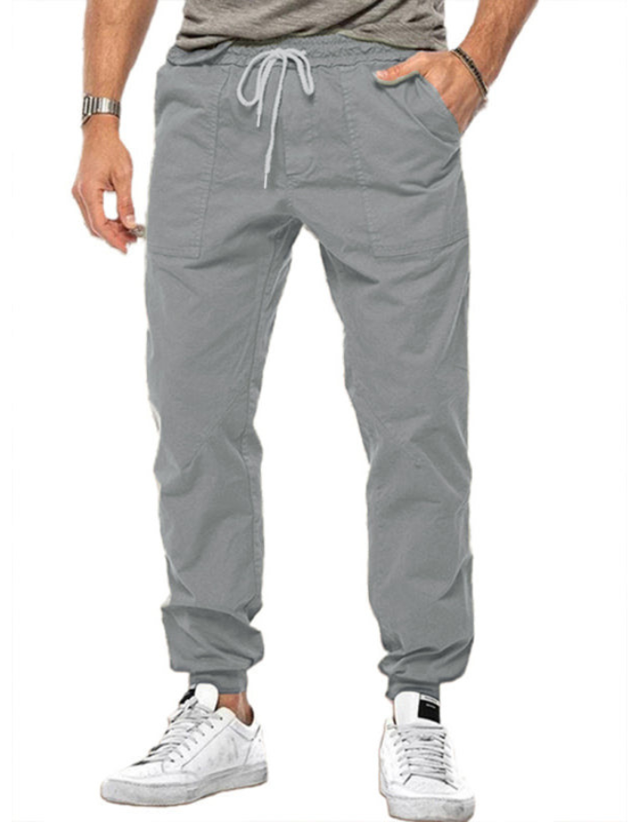 SHOPIQAT Men's Casual Pants Trendy Loose Trousers - Premium  from shopiqat - Just $7.900! Shop now at shopiqat