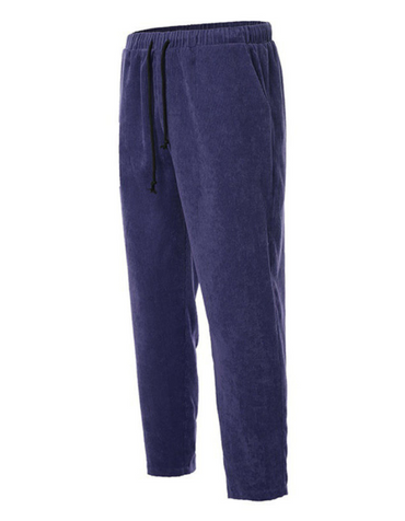 SHOPIQAT New Men's Corduroy Loose Casual Straight Cropped Pants - Premium from shopiqat - Just $7.900! Shop now at shopiqat