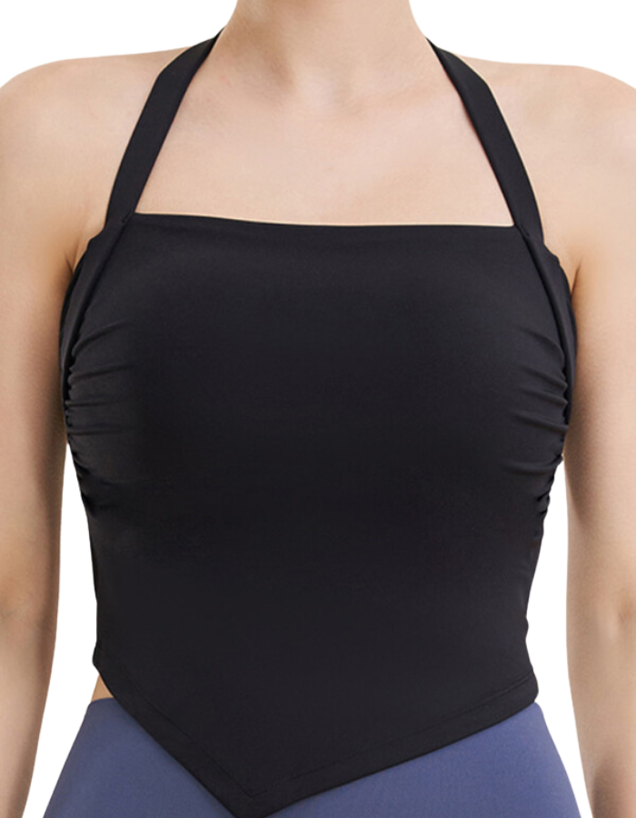 SHOPIQAT Women's Halter Neck Sports Tight Yoga Vest - Premium  from shopiqat - Just $6.750! Shop now at shopiqat