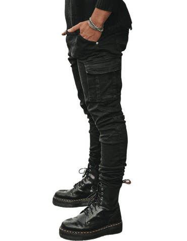 SHOPIQAT Men's New Style Side Pocket Skinny Jeans - Premium from shopiqat - Just $8.910! Shop now at shopiqat
