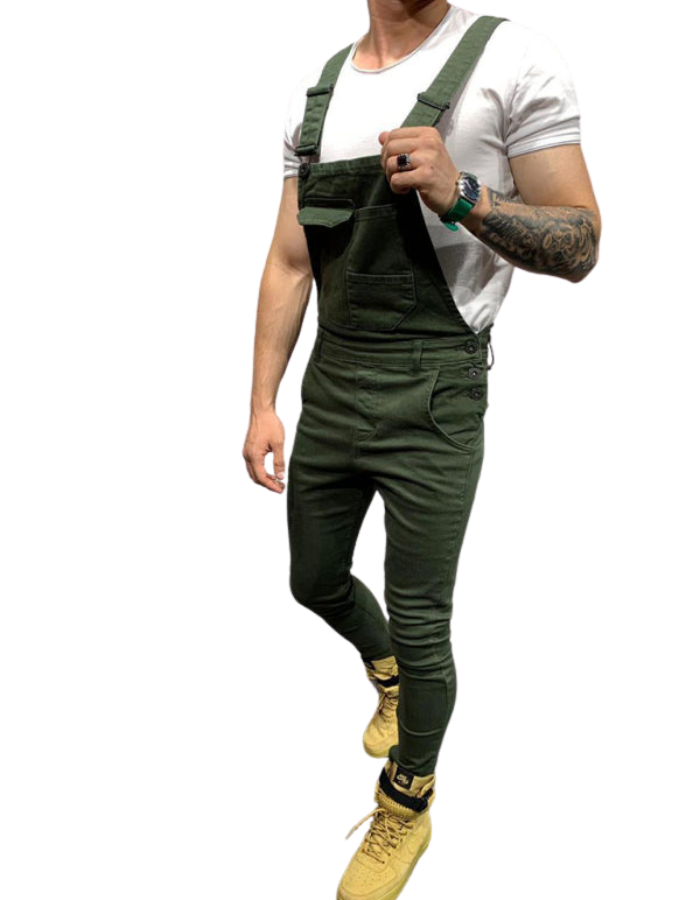 SHOPIQAT New Style Suspenders Slim Fit Jeans - Premium  from shopiqat - Just $12.500! Shop now at shopiqat