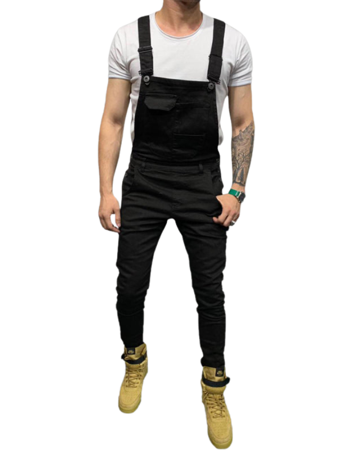 SHOPIQAT New Style Suspenders Slim Fit Jeans - Premium  from shopiqat - Just $12.500! Shop now at shopiqat