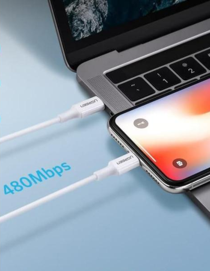 Ugreen USB-C to Lightning Cable M/M Nickel Plating Aluminium 1.5M - White