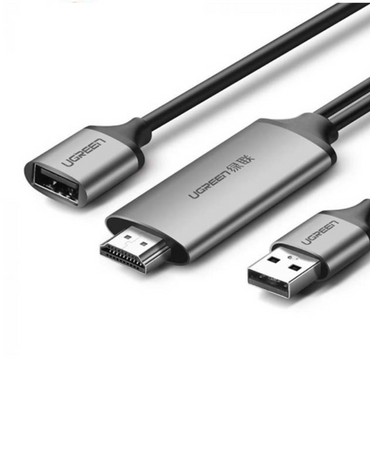 Ugreen USB To HDMI Digital AV Adapter 1.5M - Grey