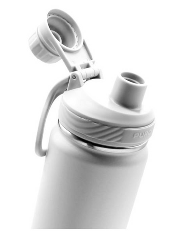 Puro Bottle Outdoor Stainless Steel Powder 500ml, Grey
