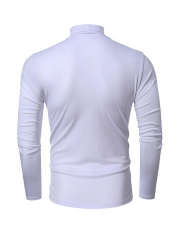 SHOPIQAT Men's Long-Sleeved Solid Colour Turtleneck Bottoming T-Shirt - Premium from shopiqat - Just $8.800! Shop now at shopiqat