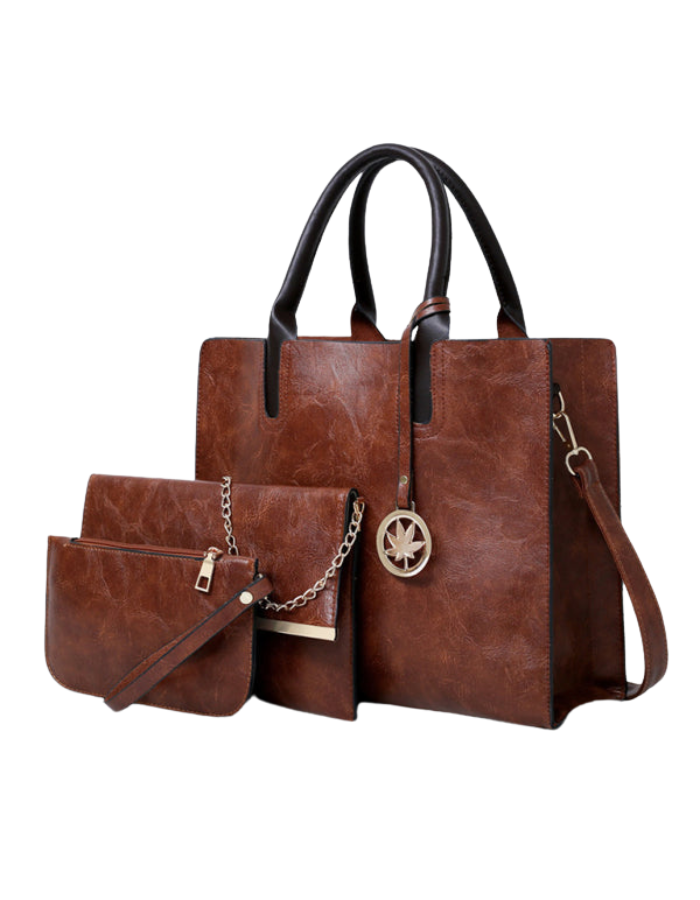 SHOPIQAT New Mother-in-Law PU Women's Large Multi-Piece Set Shoulder Bag - Premium from shopiqat - Just $13.900! Shop now at shopiqat