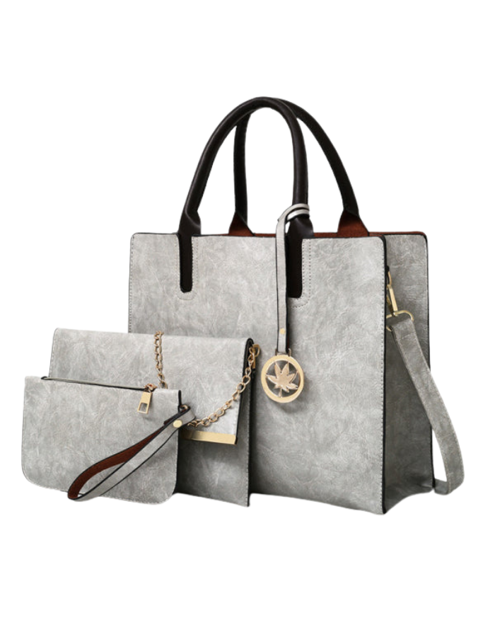 SHOPIQAT New Mother-in-Law PU Women's Large Multi-Piece Set Shoulder Bag - Premium from shopiqat - Just $13.900! Shop now at shopiqat