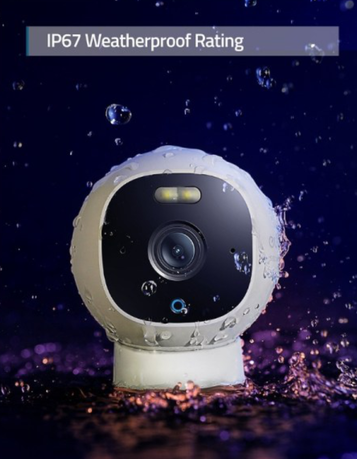 Eufy Spotlight Outdoor Cam Pro Wired 2K Wi-Fi - White