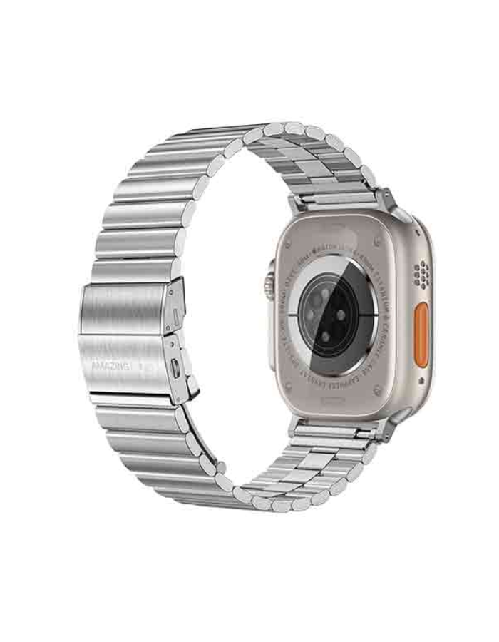 Amazing Thing Titan Steel Band for Watch 49/45mm (Grey) - Premium  from shopiqat - Just $14! Shop now at shopiqat