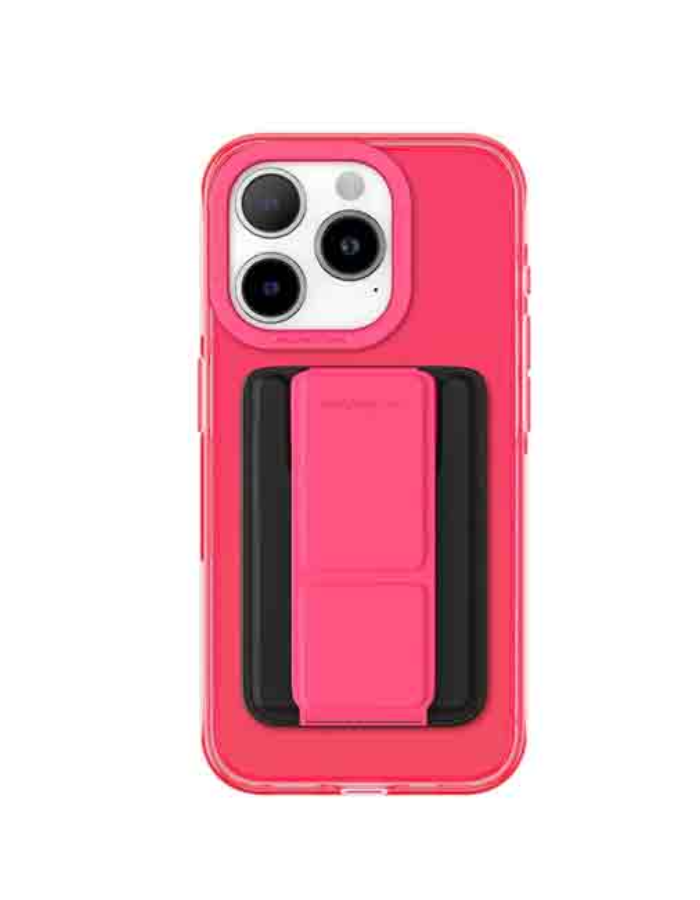 Amazing Thing Neon Set(Cover + Grip) for iPhone 15 Pro - Pink - Premium from shopiqat - Just $17.500! Shop now at shopiqat
