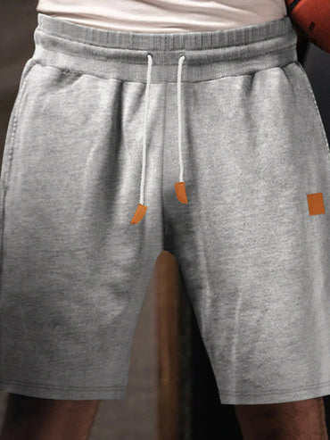 SHOPIQAT Men's New Drawstring Loose Brushed Skin-Friendly Casual Sports Shorts - Premium from shopiqat - Just $8.250! Shop now at shopiqat