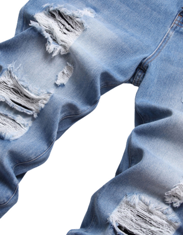 SHOPIQAT Distressed Jeans