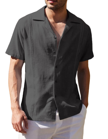SHOPIQAT Linen Resort Shirt