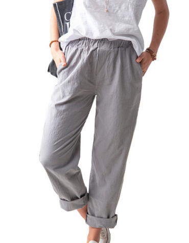 SHOPIQAT High Waist Straight Trousers - Premium from shopiqat - Just $6.00! Shop now at shopiqat