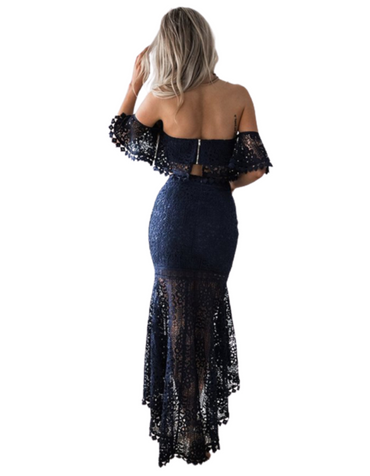 SHOPIQAT Casual Fashion Lace Suit Dress - Premium from shopiqat - Just $7.500! Shop now at shopiqat