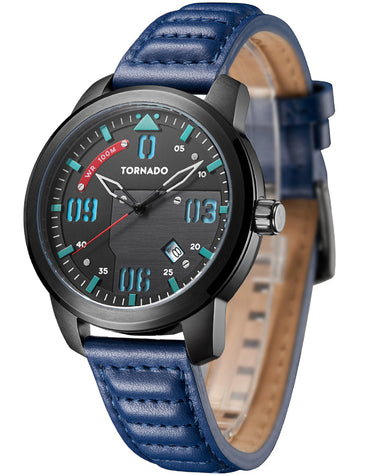 TORNADO Men's Multi Function Black Dial Watch - Premium from shopiqat - Just $34.900! Shop now at shopiqat