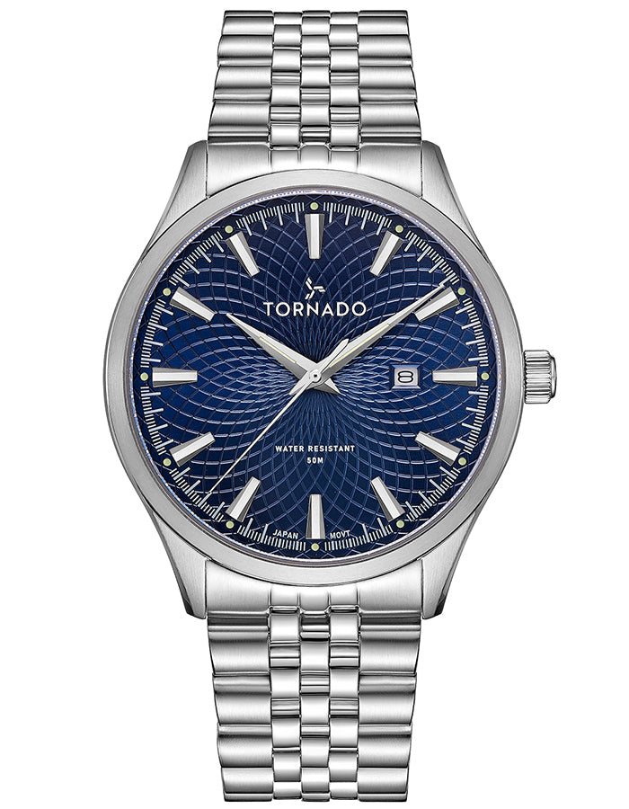 TORNADO Men's Analog Blue Dial Watch - Premium from shopiqat - Just $41.900! Shop now at shopiqat