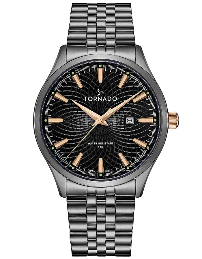 TORNADO Men's Analog Black Dial Watch - Premium from shopiqat - Just $44.900! Shop now at shopiqat