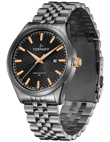 TORNADO Men's Analog Black Dial Watch - Premium  from shopiqat - Just $44.900! Shop now at shopiqat