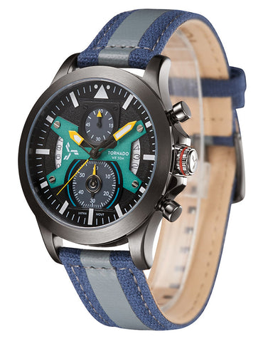 TORNADO Men's Multi Function Multi Color Dial Watch - Premium  from shopiqat - Just $46.900! Shop now at shopiqat