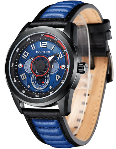 TORNADO Men's Chronograph Blue Dial Watch - Premium from shopiqat - Just $44.900! Shop now at shopiqat