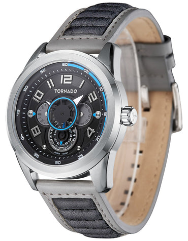 TORNADO Men's Chronograph Black Dial Watch - Premium from shopiqat - Just $42.900! Shop now at shopiqat