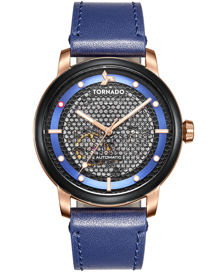 TORNADO Men's Analog Blue Dial Watch - Premium from shopiqat - Just $55.900! Shop now at shopiqat
