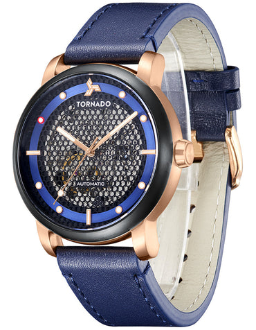 TORNADO Men's Analog Blue Dial Watch - Premium from shopiqat - Just $55.900! Shop now at shopiqat