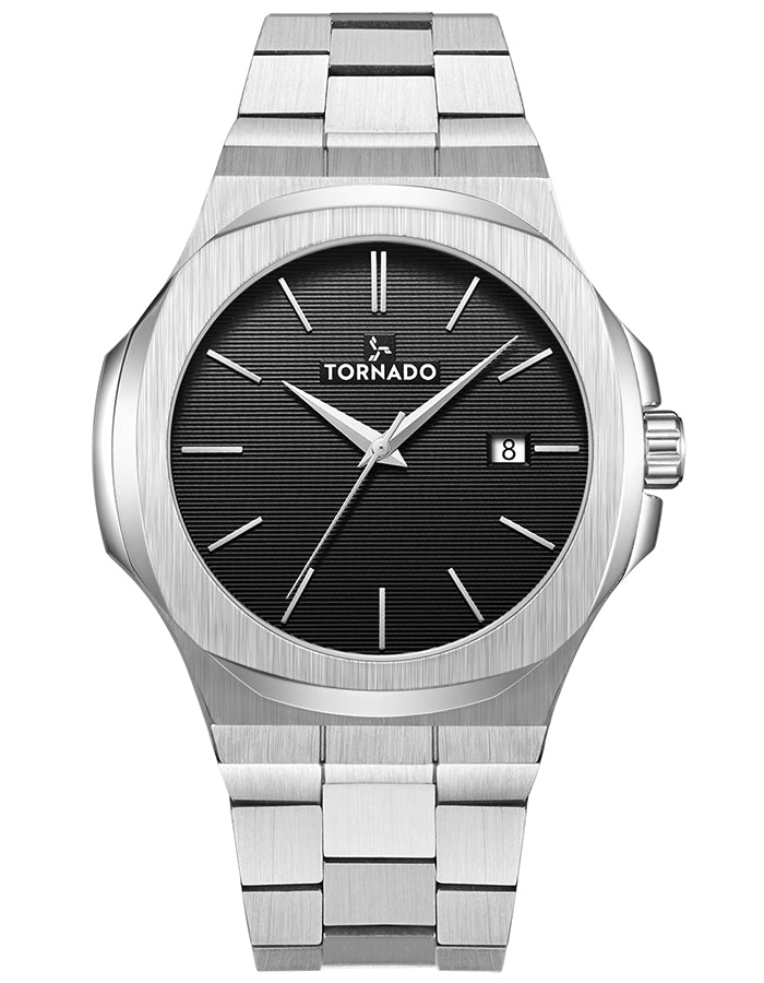 TORNADO Men's Multi-Function Black Dial Watch - Premium from shopiqat - Just $45.900! Shop now at shopiqat