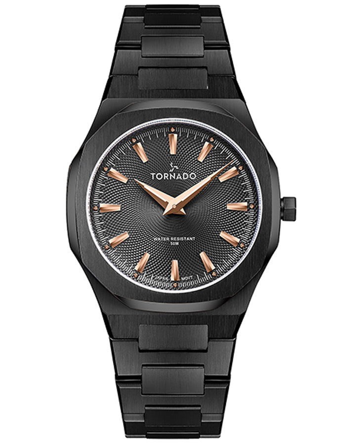 TORNADO Men's Analog Black Dial Watch - Premium  from shopiqat - Just $45.900! Shop now at shopiqat