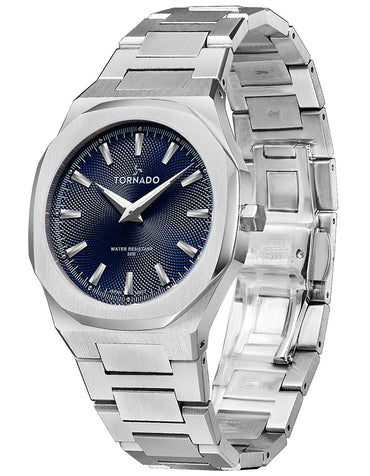 TORNADO Men's Analog Blue Dial Watch - Premium from shopiqat - Just $43.900! Shop now at shopiqat