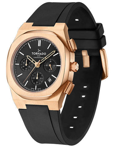TORNADO Men's Chronograph Black Dial Watch - Premium from shopiqat - Just $44.0! Shop now at shopiqat