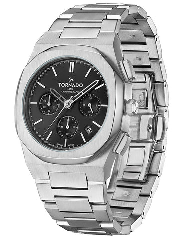 TORNADO Men's Chronograph Black Dial Watch - Premium from shopiqat - Just $49.0! Shop now at shopiqat