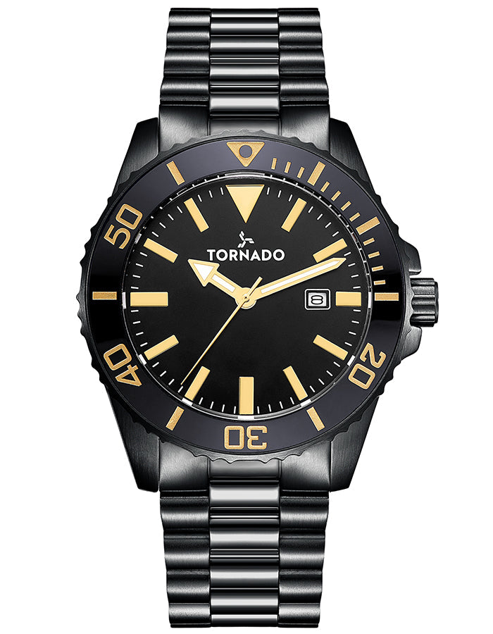TORNADO Men's Analog Black Dial Watch - Premium from shopiqat - Just $42.0! Shop now at shopiqat