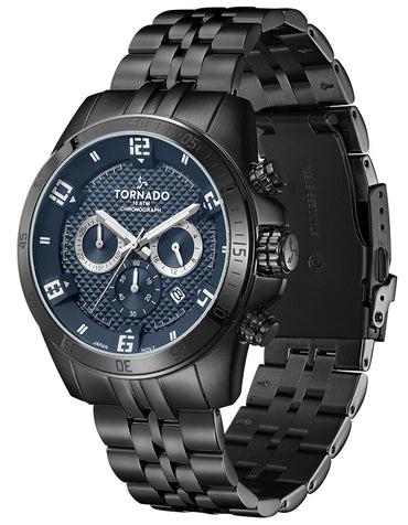 Tornado Men's Chronograph Dark Teal Dial Watch - Premium from shopiqat - Just $45.900! Shop now at shopiqat