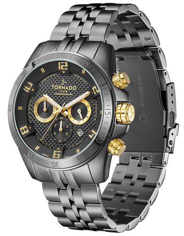 Tornado Men's Chronograph Grey Dial Watch - Premium from shopiqat - Just $45.900! Shop now at shopiqat