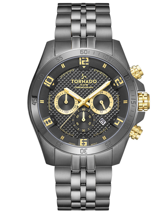 Tornado Men's Chronograph Grey Dial Watch - Premium from shopiqat - Just $45.900! Shop now at shopiqat