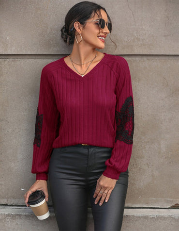 SHOPIQAT Women's New Solid Color Knitted Sweater Bottoming Top - Premium from shopiqat - Just $7.900! Shop now at shopiqat