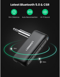 Ugreen Bluetooth Receiver 5.0 Car Adapter